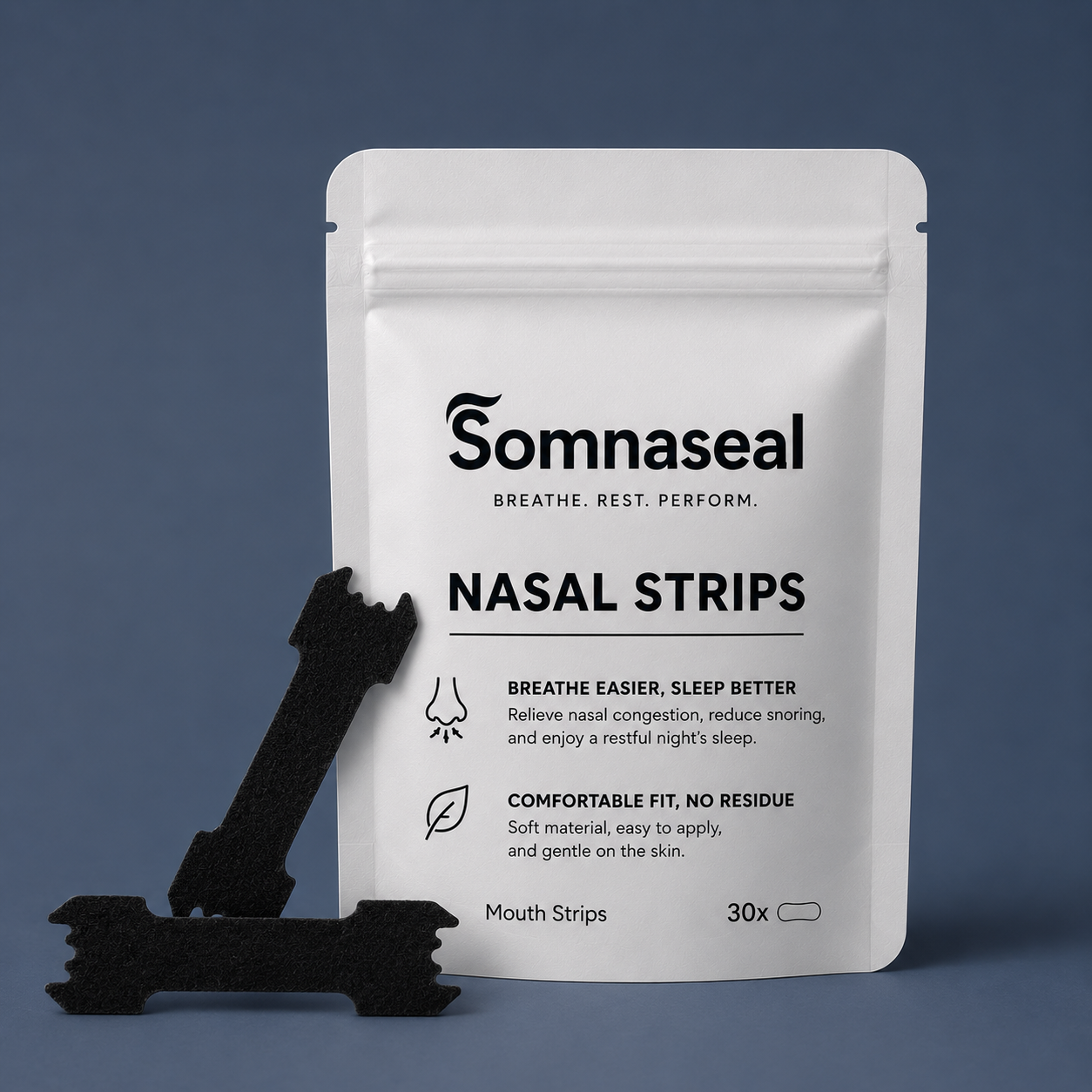 Breathing nasal strip