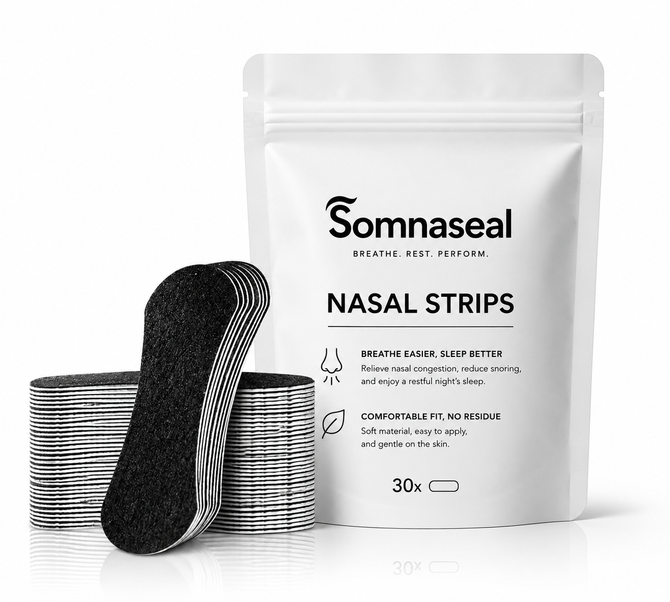 Breathing nasal strip