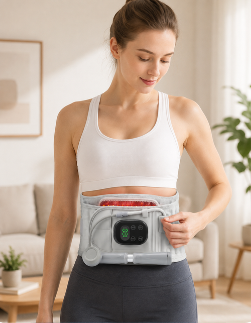 Red Light Heating Massage Waist Belt