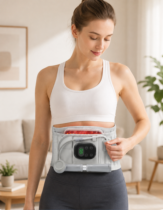 Red Light Heating Massage Waist Belt